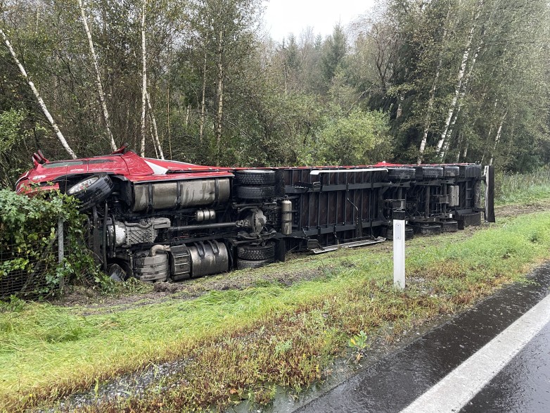 LKW von der Fahrbahn abgekommen am 9.9.2024